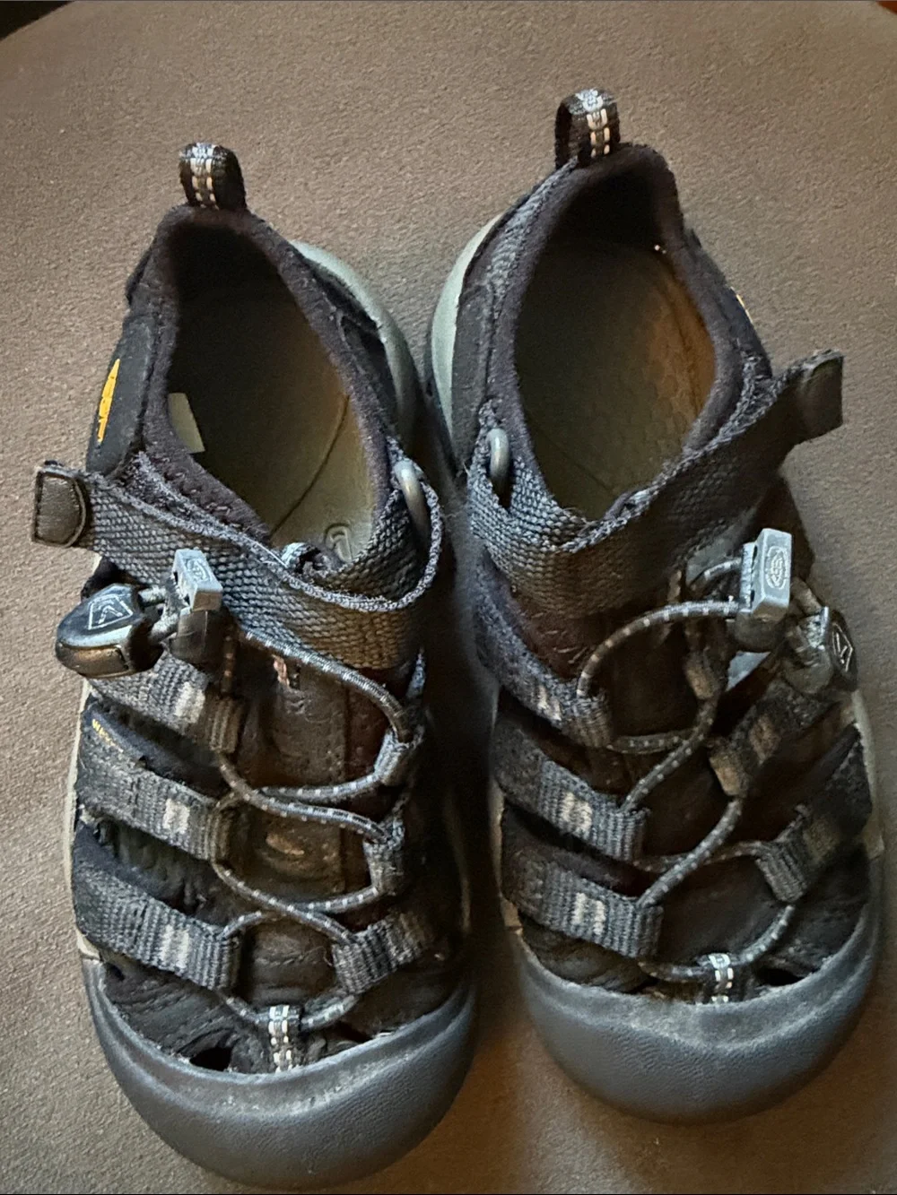 Keen Newport Waterproof Black Kids Closed-Toe Sport Sandals 12 Outdoors